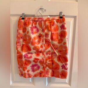 Ann Taylor Flower Pencil Skirt Size 0P